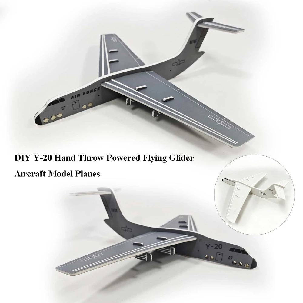 New DIY Hand Throw Powered Flying Glider Triangle Wing 26*29cm Outdoor Airplane Glider Aircraft Model Planes For Children
New DIY Hand Throw Powered Flying Glider Triangle Wing 26*29cm Outdoor Airplane Glider Aircraft Model Planes For Children
