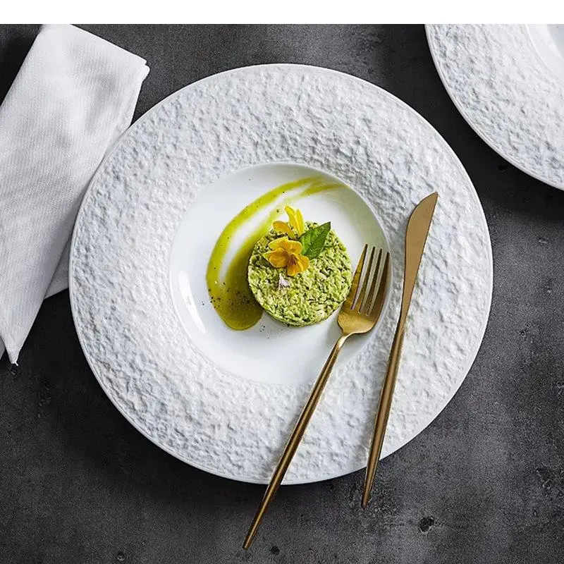 Ceramic Dinner Plate Irregular Thick Soup Dessert Snack Plates Pasta Restaurant Specialty Tableware
Ceramic Dinner Plate Irregular Thick Soup Dessert Snack Plates Pasta Restaurant Specialty Tableware