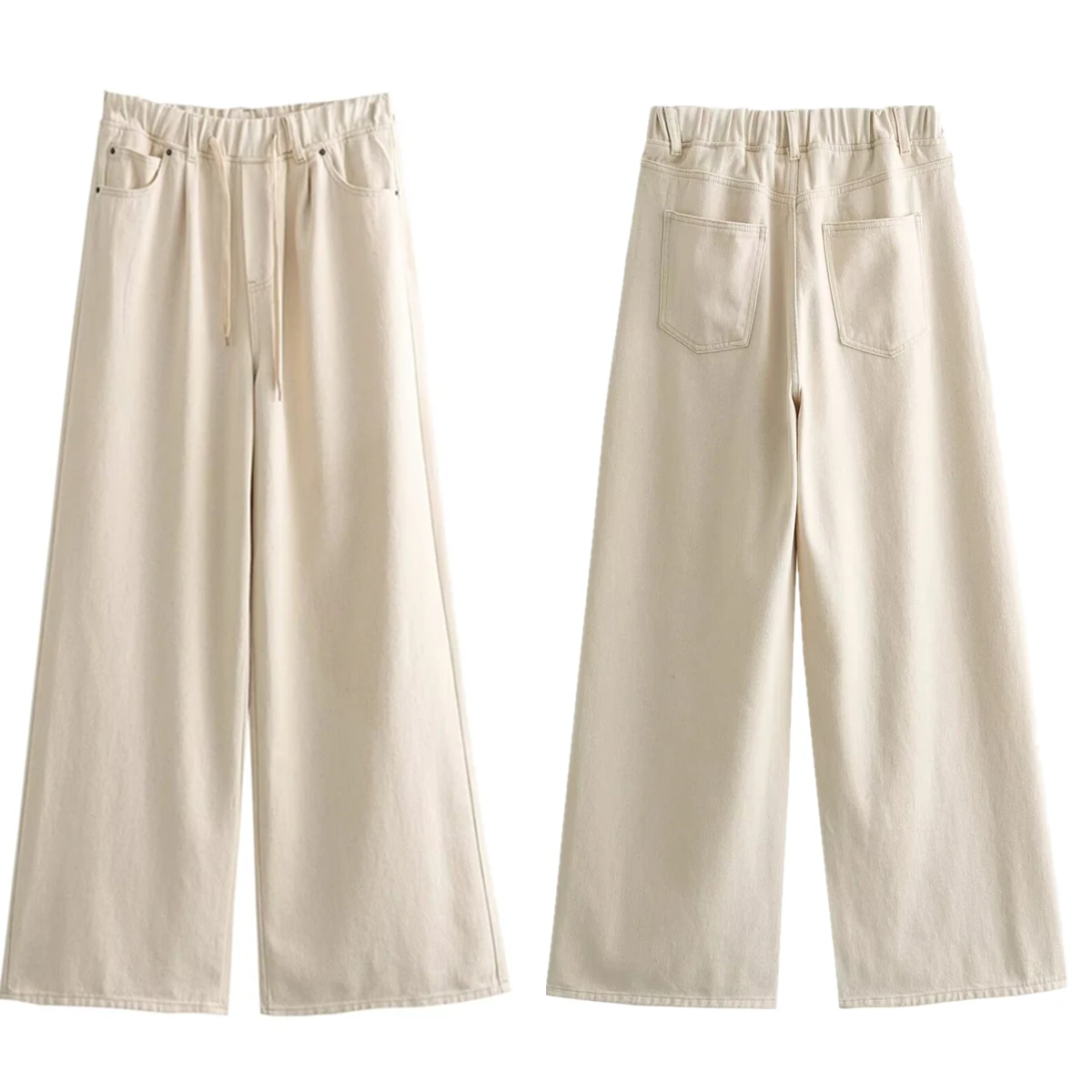Dave&Di Vintage Mom Jeans Women High Street Loose Beige Color Denim Pants Wide Leg Jeans Women For 2024
Dave&Di Vintage Mom Jeans Women High Street Loose Beige Color Denim Pants Wide Leg Jeans Women For 2024