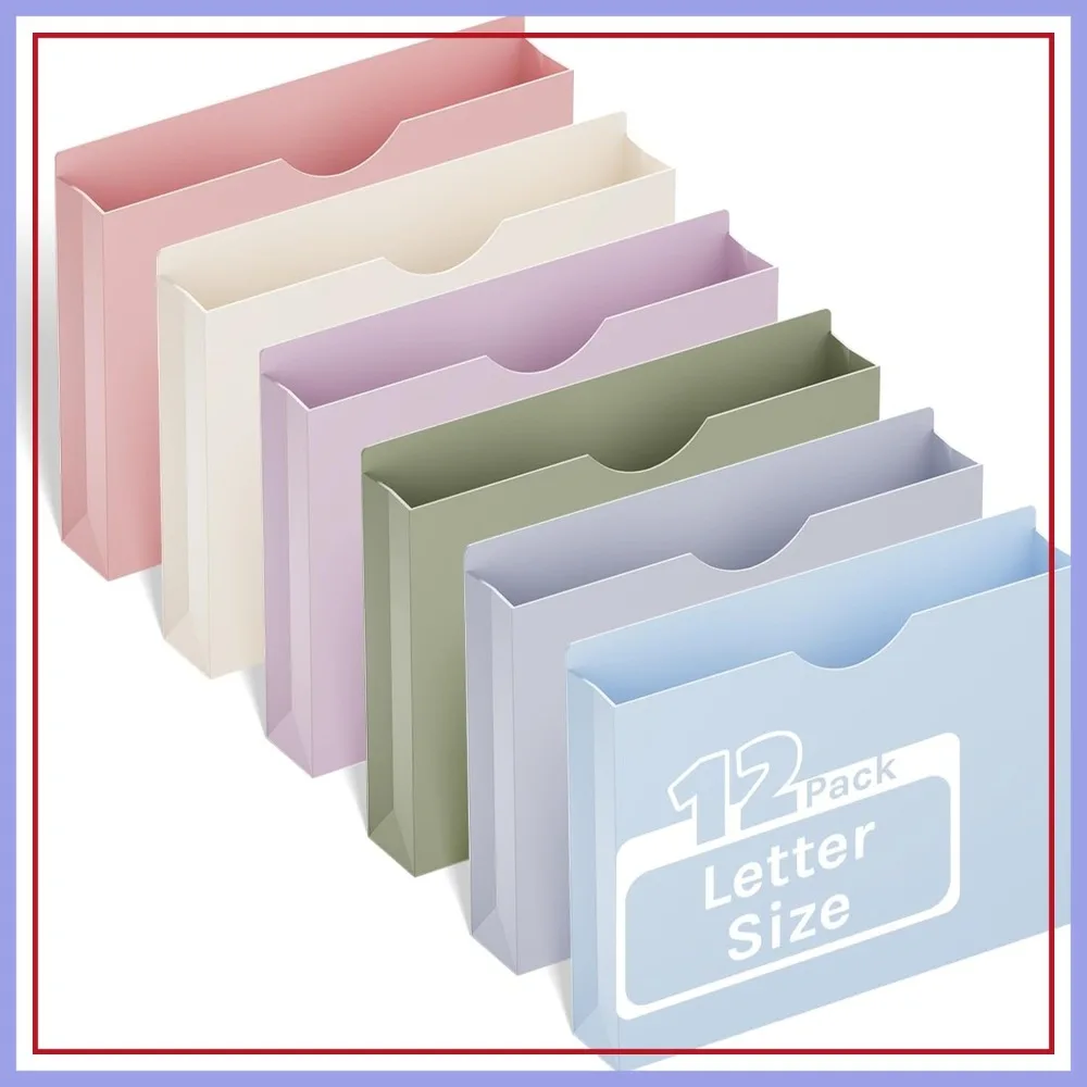 2 Inch Expanding Manila File Jackets, Heavy Duty Letter Size Pockets, Assorted Colors
2 Inch Expanding Manila File Jackets, Heavy Duty Letter Size Pockets, Assorted Colors
