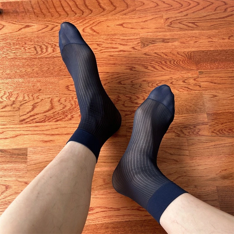 Fine-striped Short Tube Men's Business Formal Stockings Leather Shoes Stockings Japanese Nylon Suit Stockings
Fine-striped Short Tube Men's Business Formal Stockings Leather Shoes Stockings Japanese Nylon Suit Stockings