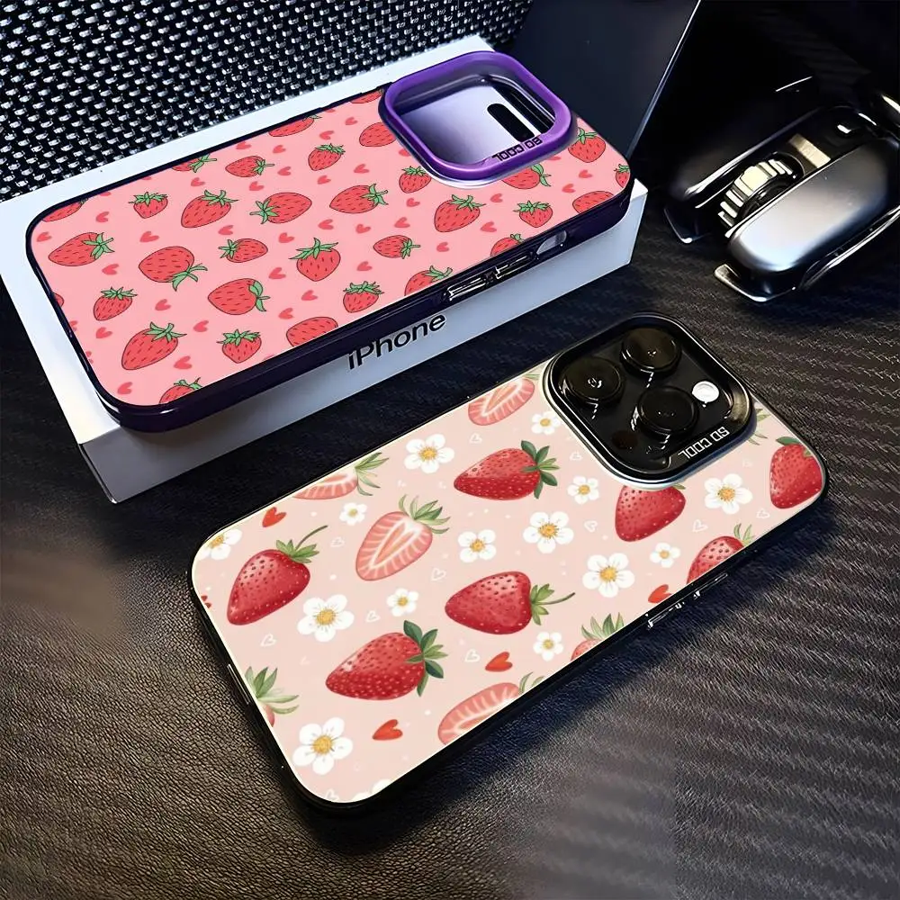 Red Strawberries All Over tThe Screen Phone Case For iPhone 16,15,14,13,12,11,Mini,Pro,MAX Purple Matte Shockproof Cover
Red Strawberries All Over tThe Screen Phone Case For iPhone 16,15,14,13,12,11,Mini,Pro,MAX Purple Matte Shockproof Cover