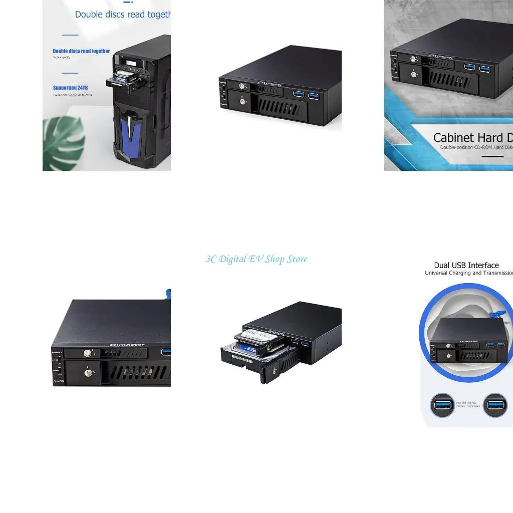 E74D MR-6203 2.5/3.5in Internal HDD SSD for Case Box Dual USB Optical Drive Hard Disk Enclosure for Desktop PC Computer
E74D MR-6203 2.5/3.5in Internal HDD SSD for Case Box Dual USB Optical Drive Hard Disk Enclosure for Desktop PC Computer