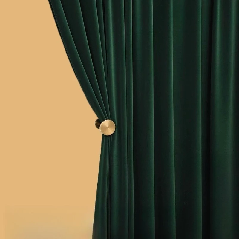 Green French Light Luxury Curtains for Living Dining Room Bedroom Windows Australian Cashmere Velvet Dark Green Blackout Curtain
Green French Light Luxury Curtains for Living Dining Room Bedroom Windows Australian Cashmere Velvet Dark Green Blackout Curtain