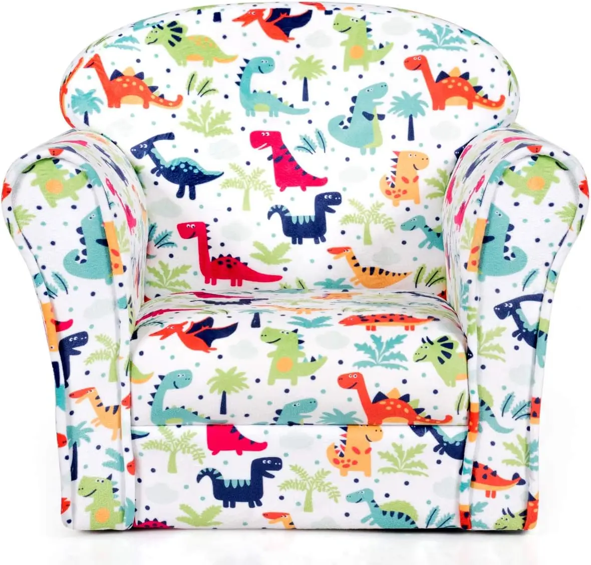Dinosaur Kids Sofa Chair with Sturdy Wood Frame, Soft Flannel Cover for Ages 1-5 Boys and Girls, Lightweight Toddler Furniture
Dinosaur Kids Sofa Chair with Sturdy Wood Frame, Soft Flannel Cover for Ages 1-5 Boys and Girls, Lightweight Toddler Furniture