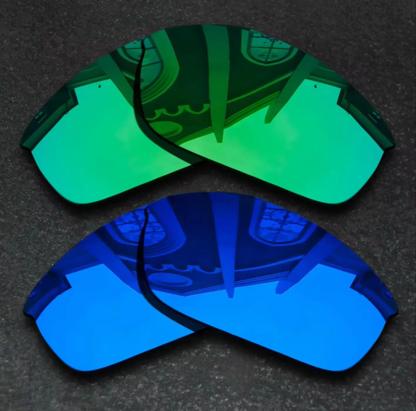 2 комплекта солнцезащитных очков Jade Green&Violet Blue, поляризационные сменные линзы для куртки Oakley Flak Jacket
2 комплекта солнцезащитных очков Jade Green&Violet Blue, поляризационные сменные линзы для куртки Oakley Flak Jacket