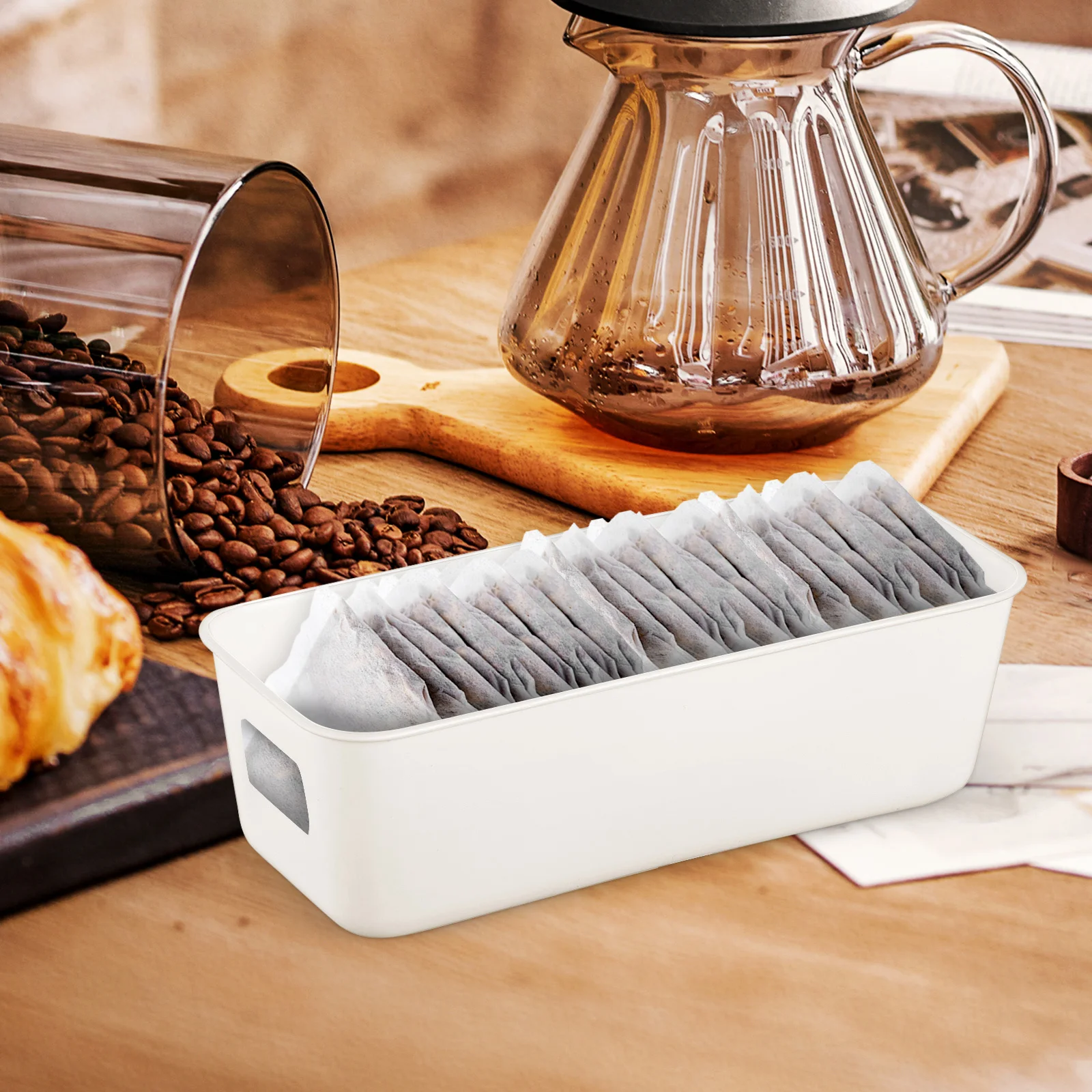 8 pcs Plastic Storage Bins Rectangle Thin Organizer Baskets For Shelves Pantry Closet Space Saving Household Lightweight Modern 
8 pcs Plastic Storage Bins Rectangle Thin Organizer Baskets For Shelves Pantry Closet Space Saving Household Lightweight Modern