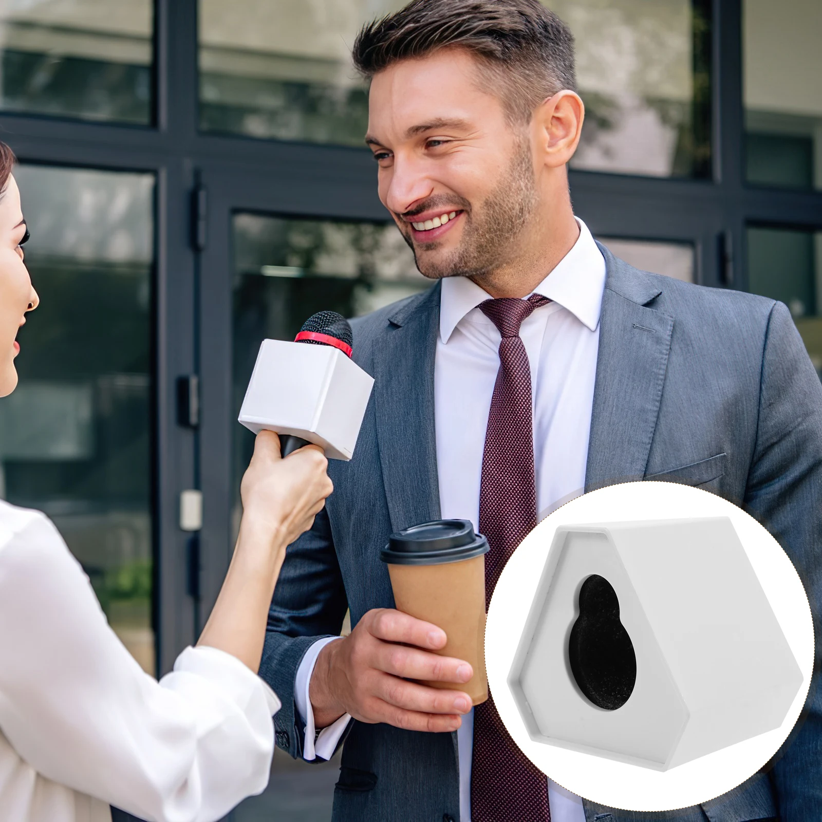 Microphone Flag Station Durable Desktop Stand For Interviews Public Speaking News Reporting Plastic Logo Cube Mic
Microphone Flag Station Durable Desktop Stand For Interviews Public Speaking News Reporting Plastic Logo Cube Mic