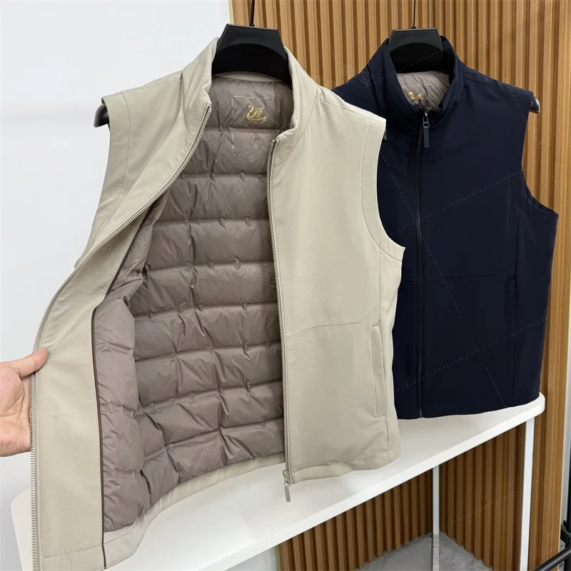 Lightweight 3D Tailored Men's Faion Casual Divided Carent Pred-Gasoline Stand Collar down Vest Jaet
Lightweight 3D Tailored Men's Faion Casual Divided Carent Pred-Gasoline Stand Collar down Vest Jaet