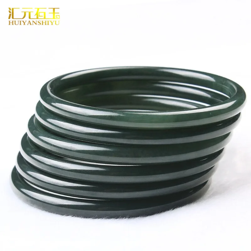 Grade A Xinjiang Hotan Dingdang , Thin Round Bracelet, Resonant , Dark Green Jade Bangle,
Grade A Xinjiang Hotan Dingdang , Thin Round Bracelet, Resonant , Dark Green Jade Bangle,