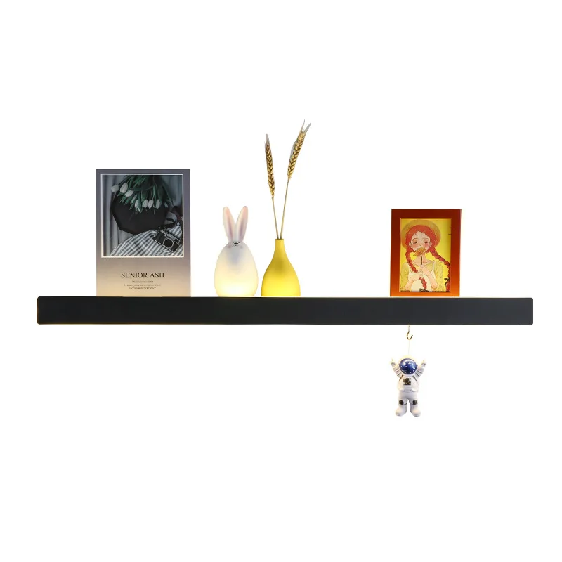 Bedroom bedside shelf long wall light with switch minimalist line ambient light living room sofa background
Bedroom bedside shelf long wall light with switch minimalist line ambient light living room sofa background