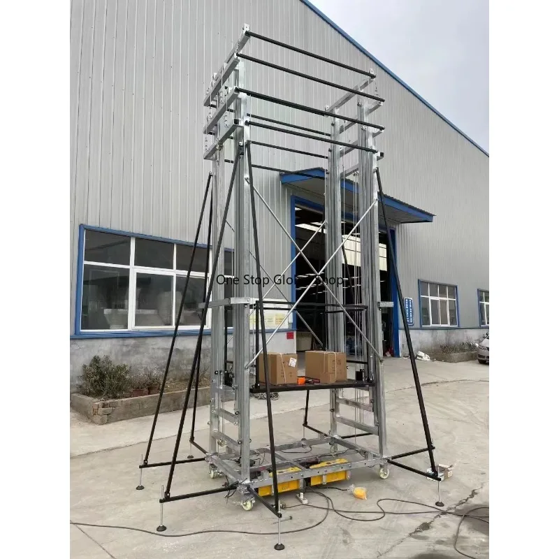 500kg 2-10m Foldable Electric Scaffold Safe Customizable Mobile Electric Lifting Scaffolding Lift Platform
500kg 2-10m Foldable Electric Scaffold Safe Customizable Mobile Electric Lifting Scaffolding Lift Platform
