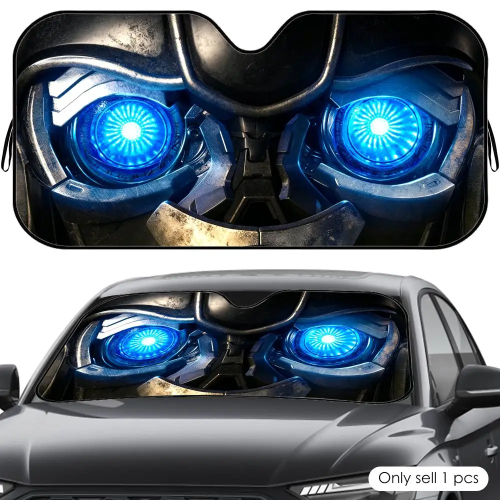 Robotic Eye Design Sun Visor Aluminum Foil Windshield Sunshade with Reflective UV Block Heat Insulation, Foldable Universal Fit
Robotic Eye Design Sun Visor Aluminum Foil Windshield Sunshade with Reflective UV Block Heat Insulation, Foldable Universal Fit