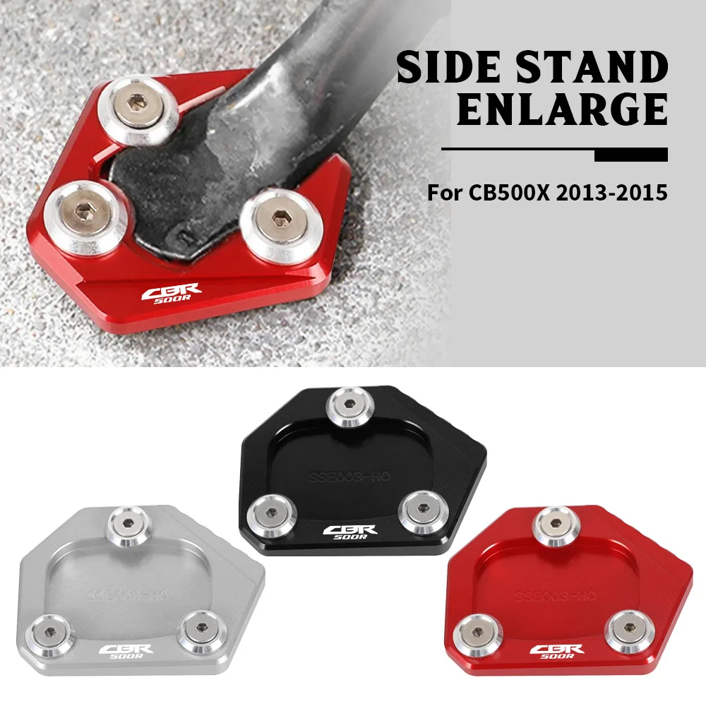 Side Stand Pad Plate For Honda CB500X CB500 X Motorcycle CNC Kickstand Foot Enlarger Support Extension Anti-skid 2013 2014 2015
Side Stand Pad Plate For Honda CB500X CB500 X Motorcycle CNC Kickstand Foot Enlarger Support Extension Anti-skid 2013 2014 2015