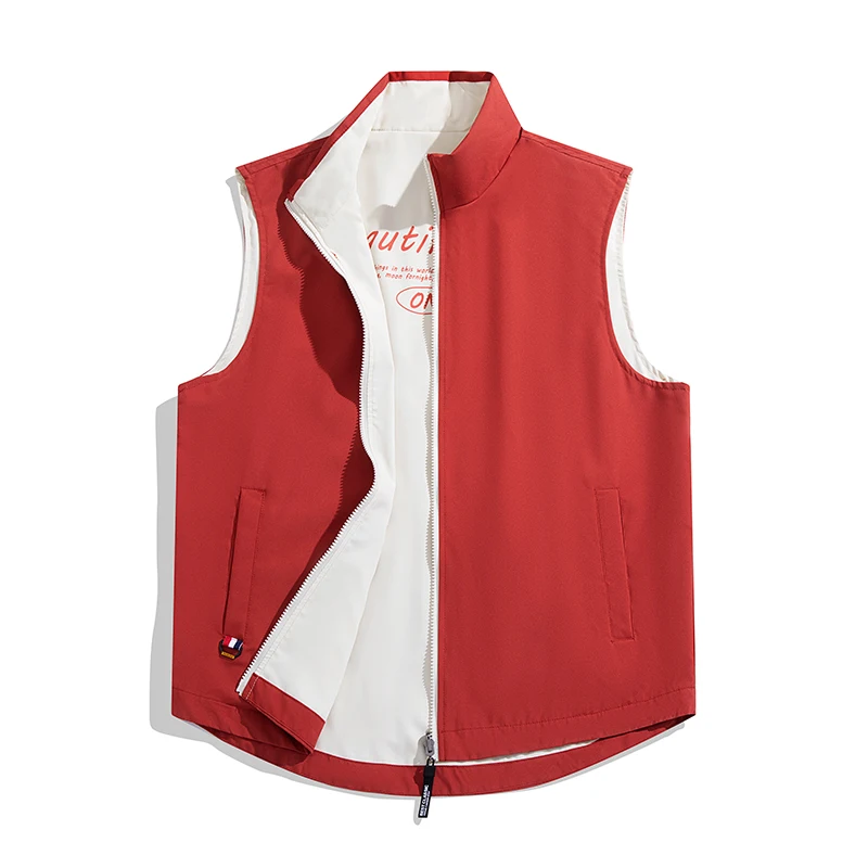 Spring Autumn Men's Outdoor Sports and Leisure Sleeveless Vest Fashionable Versatile Double-sided Windproof and Breathable Vest
Spring Autumn Men's Outdoor Sports and Leisure Sleeveless Vest Fashionable Versatile Double-sided Windproof and Breathable Vest