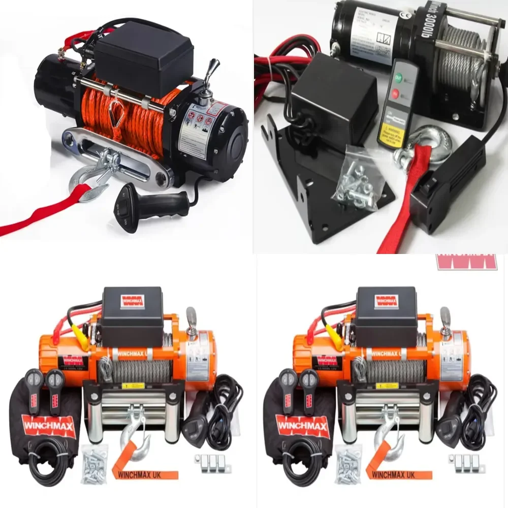 8000lbs 12V Professional Electric Winch for Light Off-Road Vehicles Single Electric Anchor Winch with Wire Rope for Autos
8000lbs 12V Professional Electric Winch for Light Off-Road Vehicles Single Electric Anchor Winch with Wire Rope for Autos