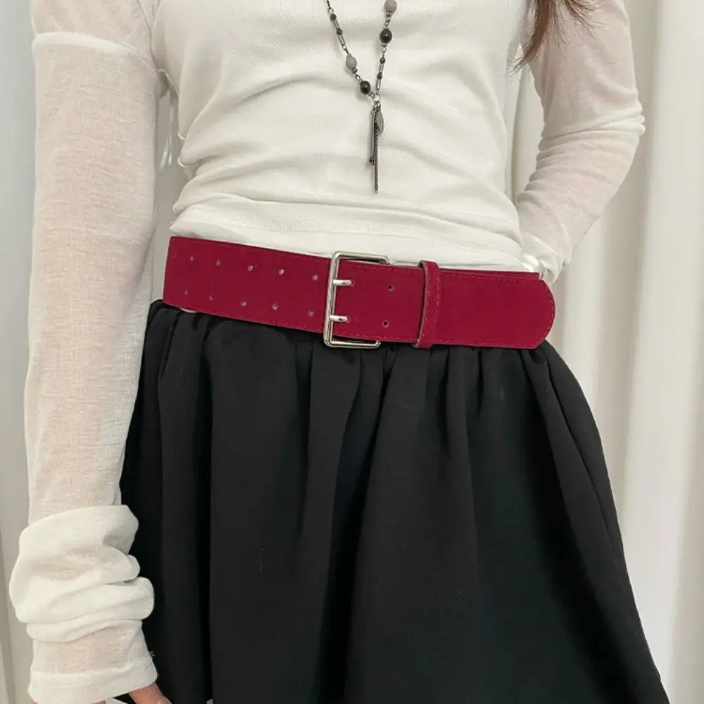 Ins Style Korean Women's Belt Double-Breasted Suede Wide Waist Belt Y2k Niche Dress Jeans Belt Streetwear
Ins Style Korean Women's Belt Double-Breasted Suede Wide Waist Belt Y2k Niche Dress Jeans Belt Streetwear