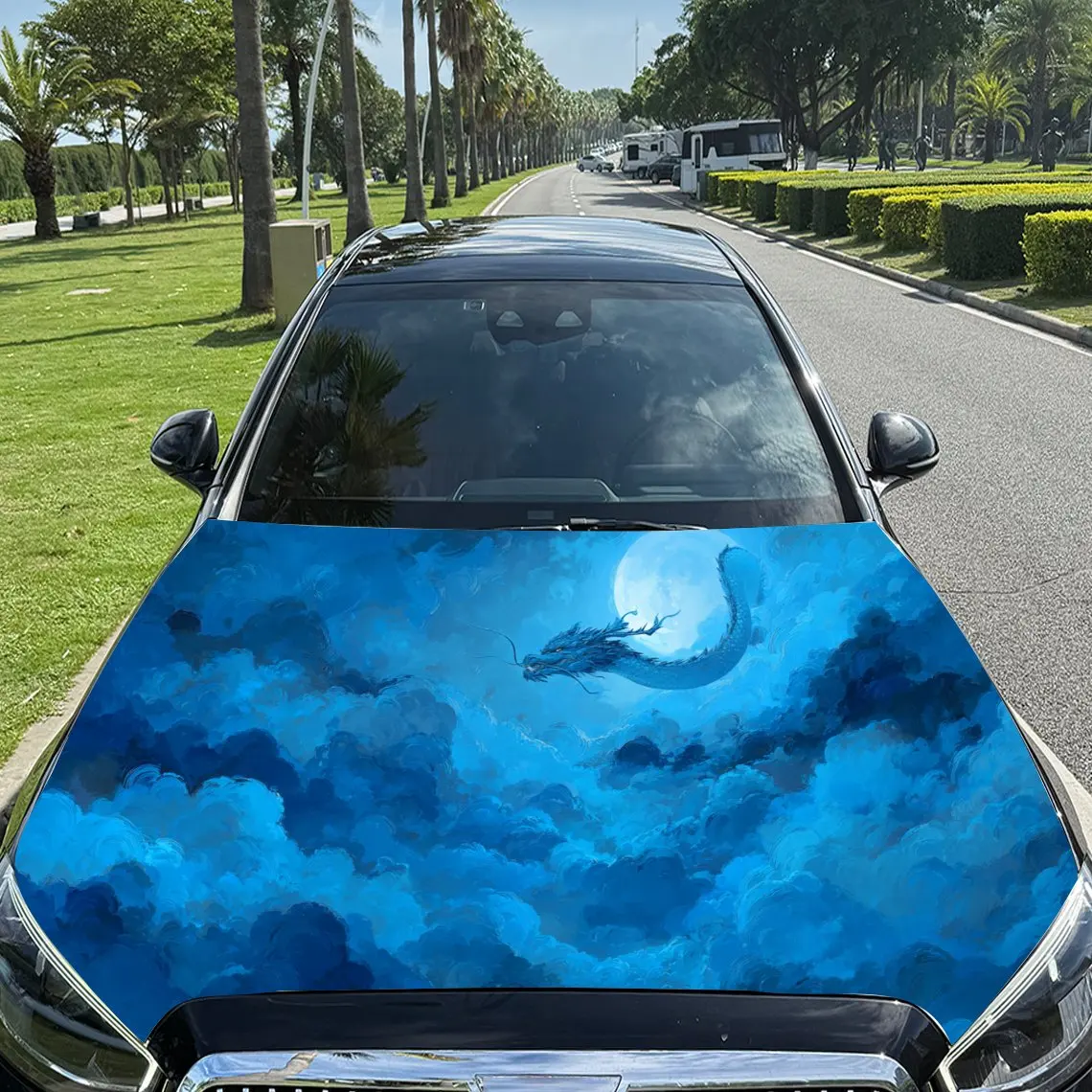 Under The Moon Blue Wolf Car Hood Vinyl Wraps, PVC Waterproof Car Bonnet Decals, Self-Adhesive Scratch-Resistant Stickers For En
Under The Moon Blue Wolf Car Hood Vinyl Wraps, PVC Waterproof Car Bonnet Decals, Self-Adhesive Scratch-Resistant Stickers For En
