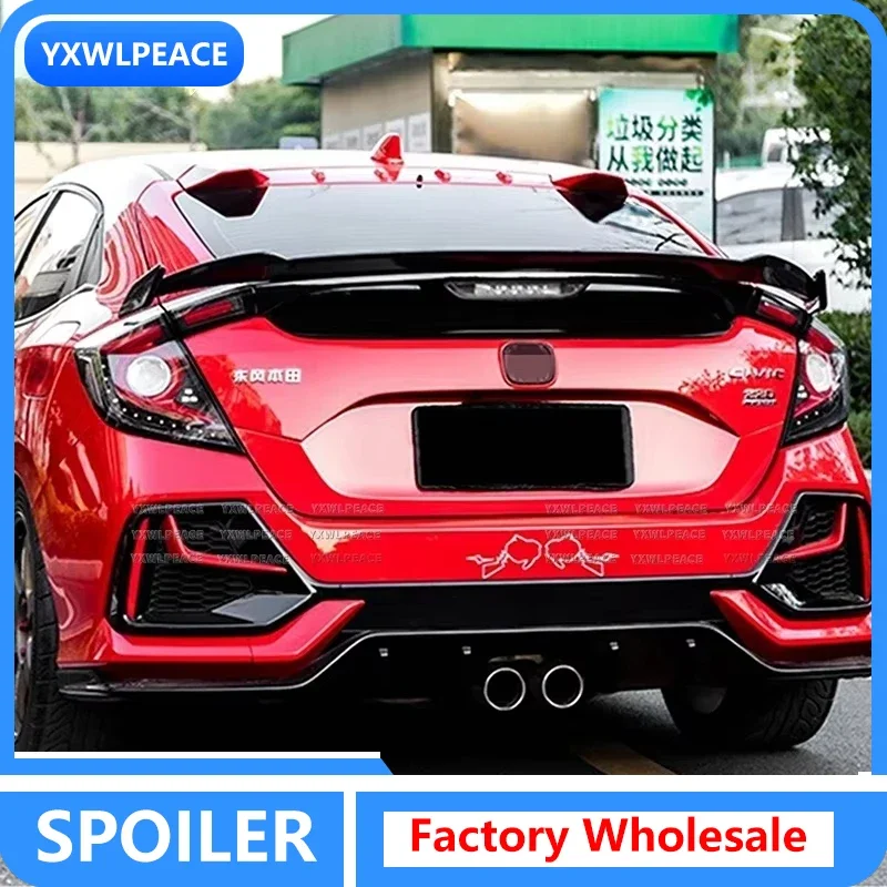 ABS Glossy Black Rear Trunk Lid Spoiler Wings Car Accessories For Honda Civic Hatchback 2016 2017 2018 2019 2020
ABS Glossy Black Rear Trunk Lid Spoiler Wings Car Accessories For Honda Civic Hatchback 2016 2017 2018 2019 2020
