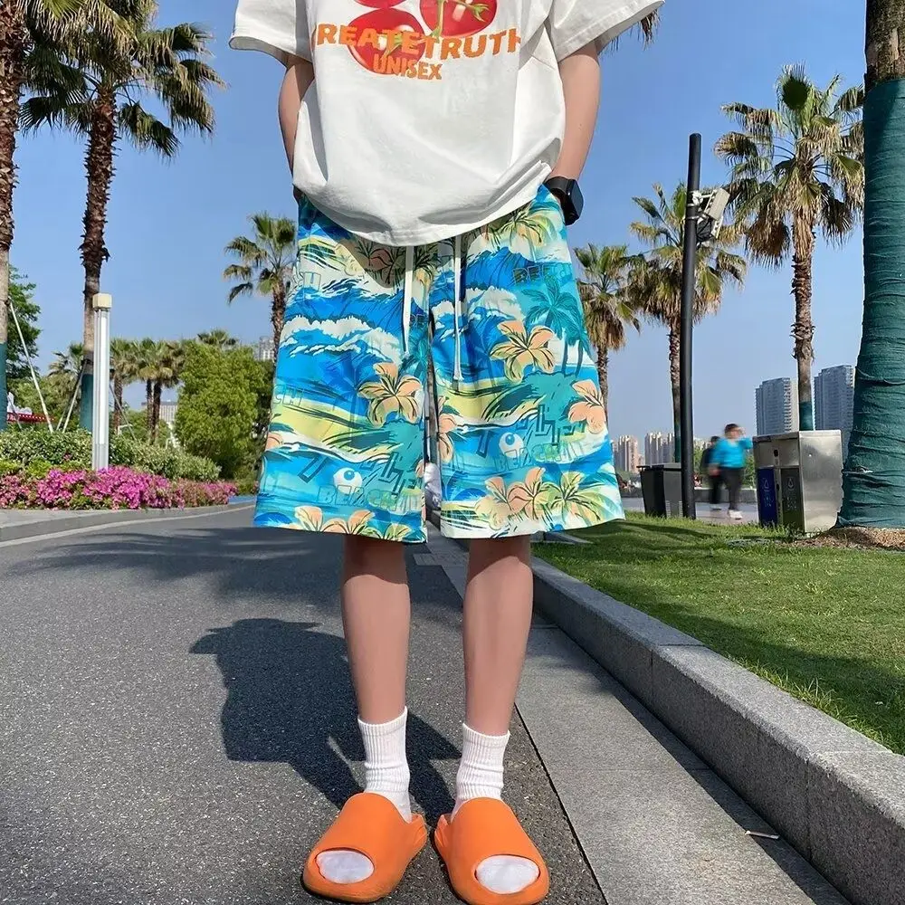 Летние мужские повседневные тонкие свободные универсальные брюки с карманами и пятью точками с принтом
Летние мужские повседневные тонкие свободные универсальные брюки с карманами и пятью точками с принтом