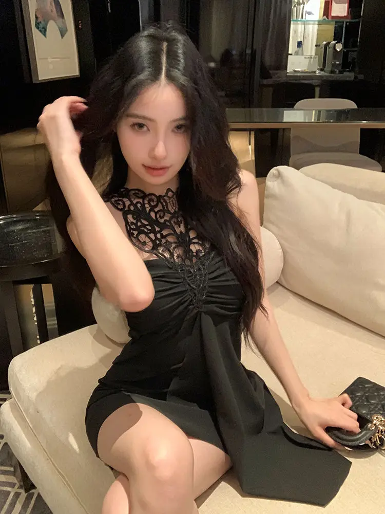 Gagarich Fashion Lace Hook Flower Patchwork Strapless Dress Summer New Style Elegant Slimming Woman Short Vestidos
Gagarich Fashion Lace Hook Flower Patchwork Strapless Dress Summer New Style Elegant Slimming Woman Short Vestidos