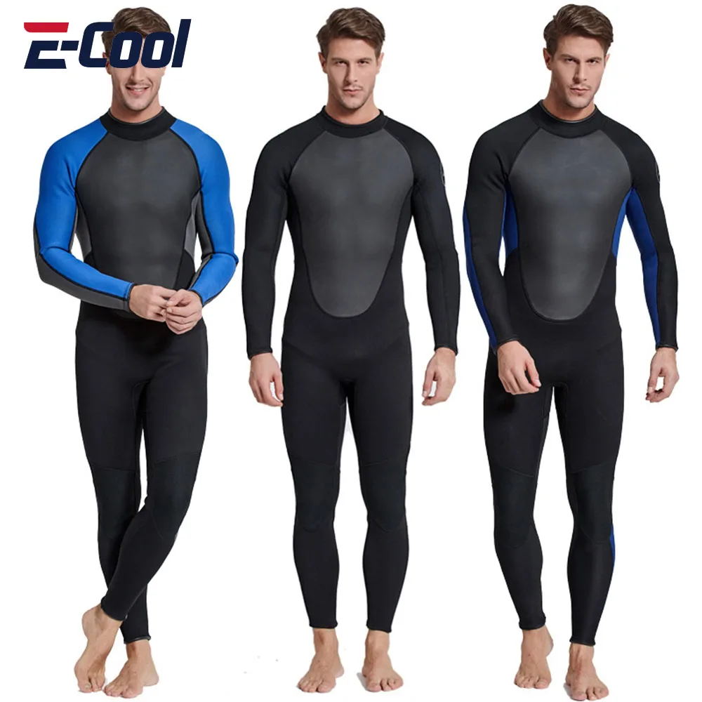 3mm Men's Neoprene Diving Suit One-Piece Scuba Freediving Swimming Snorkeling Surfing Fishing Warm Wetsuit
3mm Men's Neoprene Diving Suit One-Piece Scuba Freediving Swimming Snorkeling Surfing Fishing Warm Wetsuit