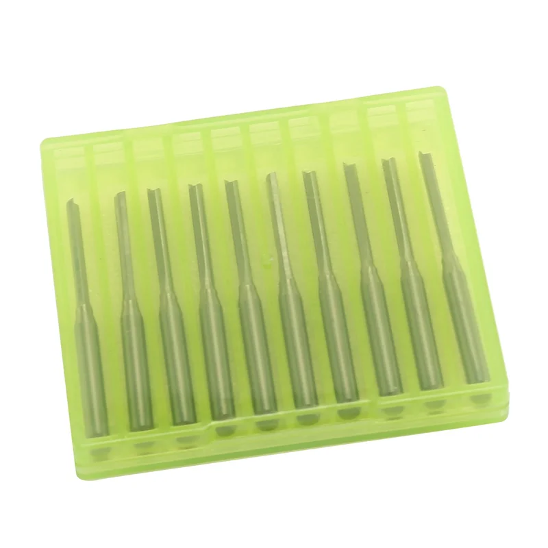 AC88-50 Pcs Two Flutes Straight End Mills Straight Slot Bit Wood Cutter Two Double Flute Bits 3.175X2x17mm For CNC Router
AC88-50 Pcs Two Flutes Straight End Mills Straight Slot Bit Wood Cutter Two Double Flute Bits 3.175X2x17mm For CNC Router