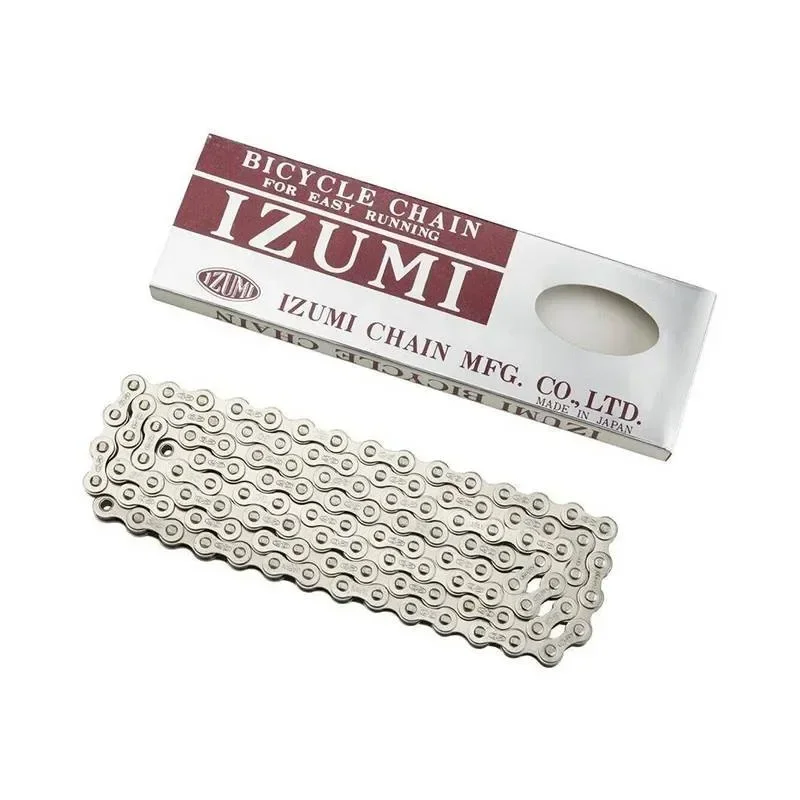 JAPAN Izumi Fixed Gear Bike Chain Track Single Speed Bicycle 1/2*1/8*100/100L Links Racing Fixie Chain Parts Bike Accessories
JAPAN Izumi Fixed Gear Bike Chain Track Single Speed Bicycle 1/2*1/8*100/100L Links Racing Fixie Chain Parts Bike Accessories