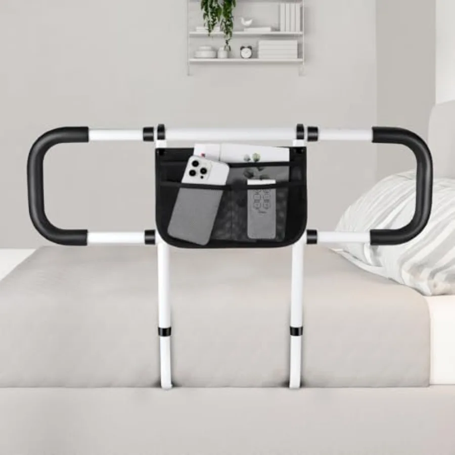 Bed Rails for Elderly Adults Safety - Extended Bed Assist Rail for Seniors - Adjustable Beds Side Rails Handle Support Bar Bed
Bed Rails for Elderly Adults Safety - Extended Bed Assist Rail for Seniors - Adjustable Beds Side Rails Handle Support Bar Bed