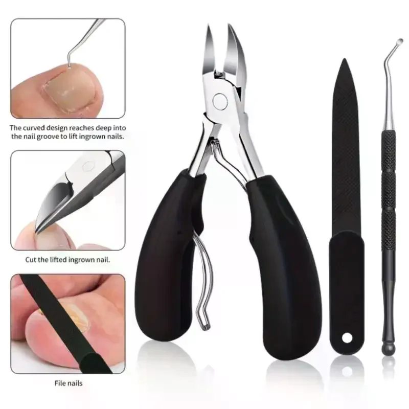 5pcs Heavy-Duty Nail Care Kit Precision Cutting For Thick Nails Slant Tweezers Manicure Tools
5pcs Heavy-Duty Nail Care Kit Precision Cutting For Thick Nails Slant Tweezers Manicure Tools