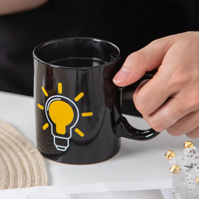 Electric Bulb Discoloration Cup, Creative Color Changing Ceramic Coffee Cup, Magic Cup, Heating Color Changing Mug
Electric Bulb Discoloration Cup, Creative Color Changing Ceramic Coffee Cup, Magic Cup, Heating Color Changing Mug