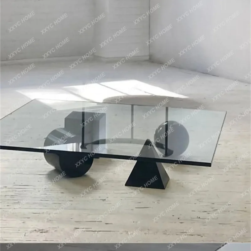 Natural Marble Coffee Table Simple Personality Living Room Glass Square Tea Table Coffee Table
Natural Marble Coffee Table Simple Personality Living Room Glass Square Tea Table Coffee Table