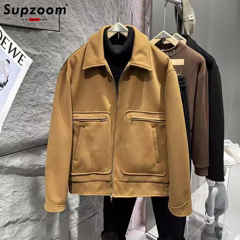 Supzoom Новое поступление, осенние и зимние свободные повседневные хлопковые куртки с лацканами в стиле ретро Bf, красивые теплые куртки, мужское пальто
Supzoom Новое поступление, осенние и зимние свободные повседневные хлопковые куртки с лацканами в стиле ретро Bf, красивые теплые куртки, мужское пальто