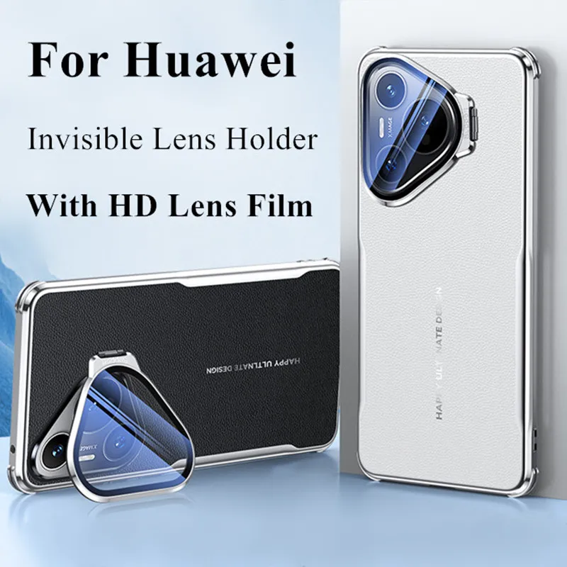 Business Leather HD Lens Holder Case For Huawei Mate 70 Pro Plus Mate 60 P70 Breathable Four Corners Anti-drop Metal Stand Cover
Business Leather HD Lens Holder Case For Huawei Mate 70 Pro Plus Mate 60 P70 Breathable Four Corners Anti-drop Metal Stand Cover