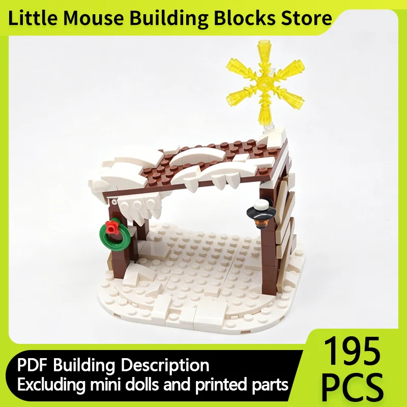 Street View Model MOC Building Bricks Winter Village Nativity Scene Modular Technology Gifts Holiday Assemble Children Toys Suit
Street View Model MOC Building Bricks Winter Village Nativity Scene Modular Technology Gifts Holiday Assemble Children Toys Suit