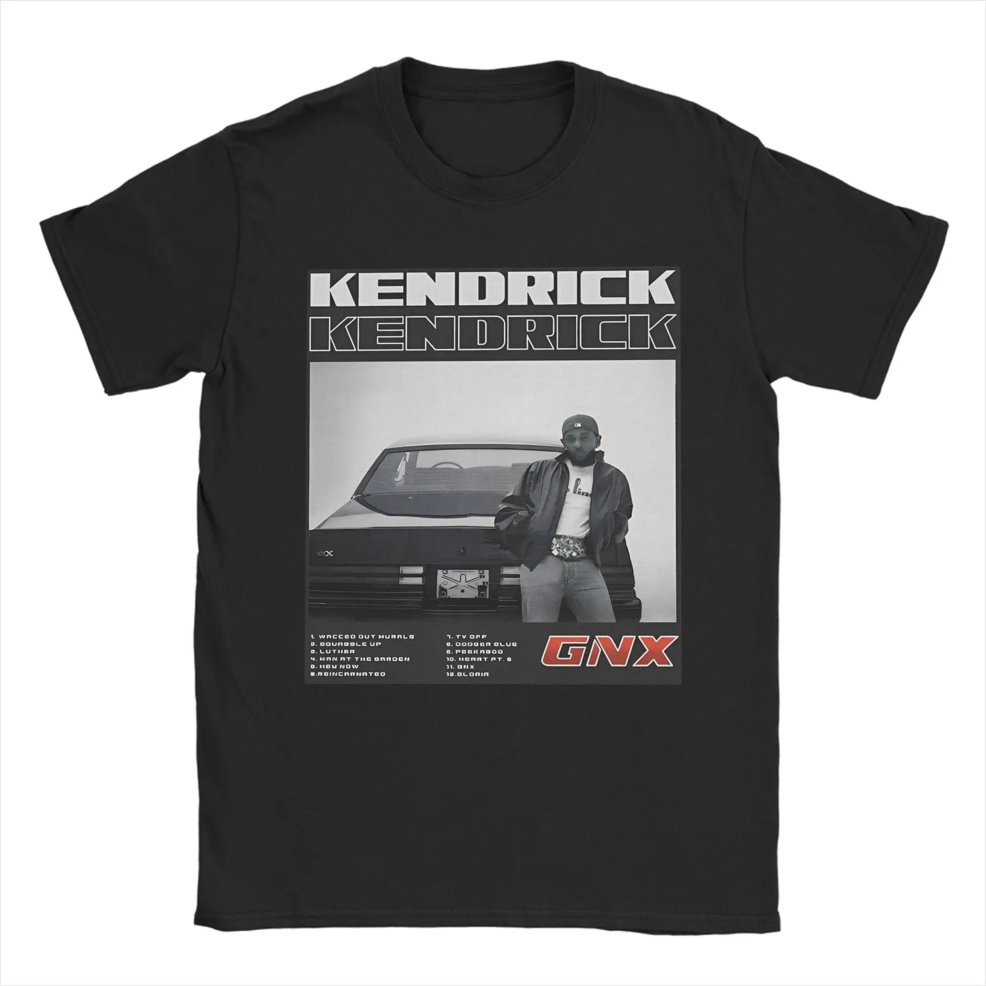 Retro Kendrick Lamar GNX Album T-Shirt For Men Women Cotton Short Sleeve Round Neck Summer TopsTops
Retro Kendrick Lamar GNX Album T-Shirt For Men Women Cotton Short Sleeve Round Neck Summer TopsTops