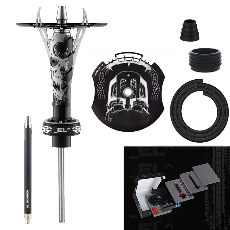 El Bomber Apocalypse Arab Hookah Russian Stainless Steel with New Gift Box for Bar
El Bomber Apocalypse Arab Hookah Russian Stainless Steel with New Gift Box for Bar