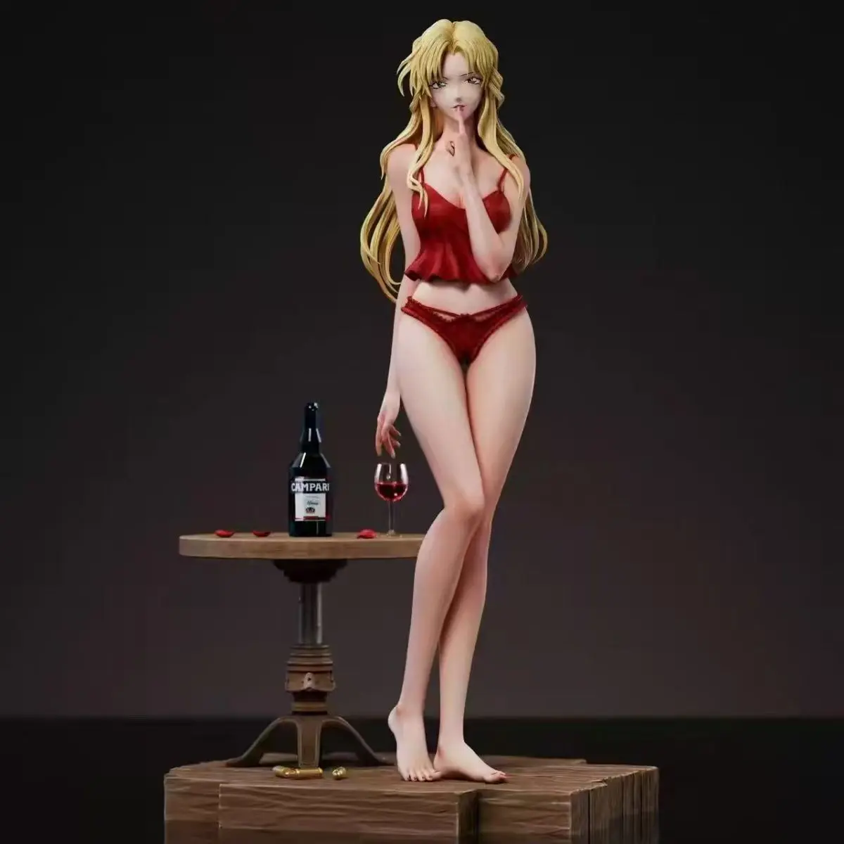 Vermouth Detective Conan Anime Figure 31cm Movable PVC1/6 Scale GK Statue - Red Nightgown Sexy Pose Collectible Model Toy Gift
Vermouth Detective Conan Anime Figure 31cm Movable PVC1/6 Scale GK Statue - Red Nightgown Sexy Pose Collectible Model Toy Gift