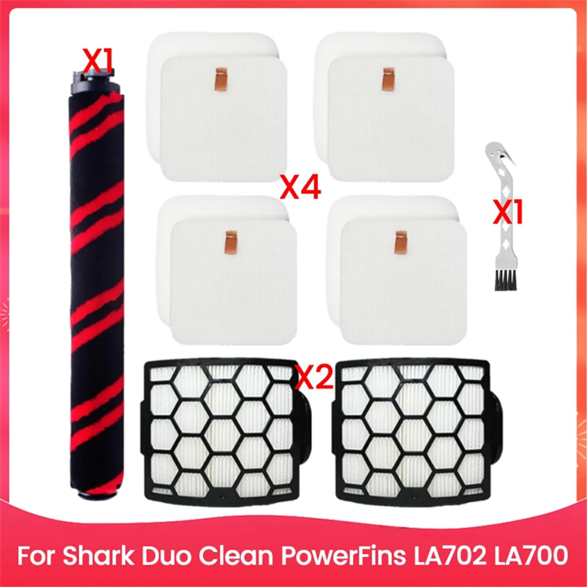 HEPA-фильтр, щетка, роликовые аксессуары для Shark Rotator Lift-Away Duo Clean PowerFins LA702 LA700, вертикальный пылесос
HEPA-фильтр, щетка, роликовые аксессуары для Shark Rotator Lift-Away Duo Clean PowerFins LA702 LA700, вертикальный пылесос