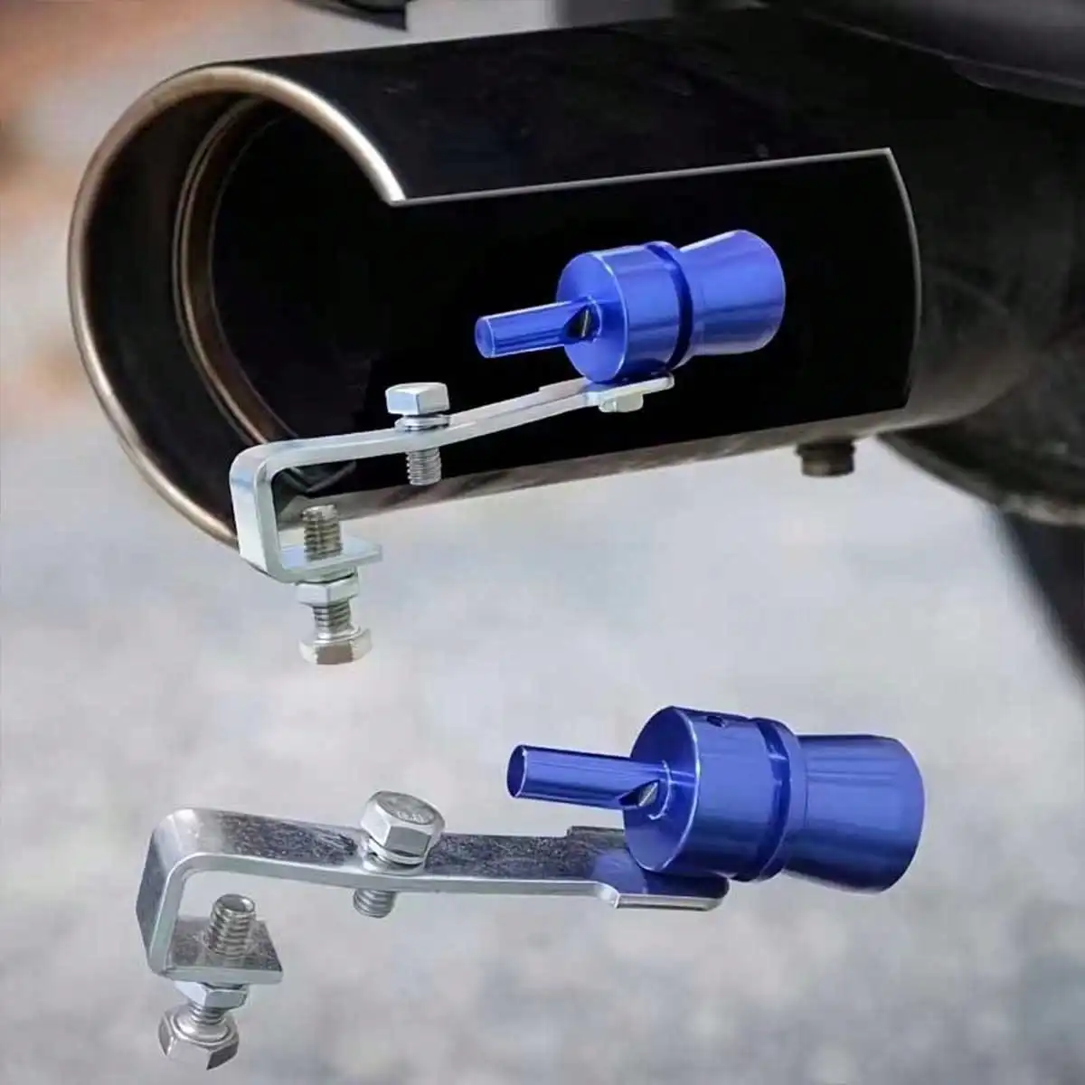 1pc car universal modified exhaust pipe turbine whistle motorcycle tail throat whistle accessories sound wave
1pc car universal modified exhaust pipe turbine whistle motorcycle tail throat whistle accessories sound wave