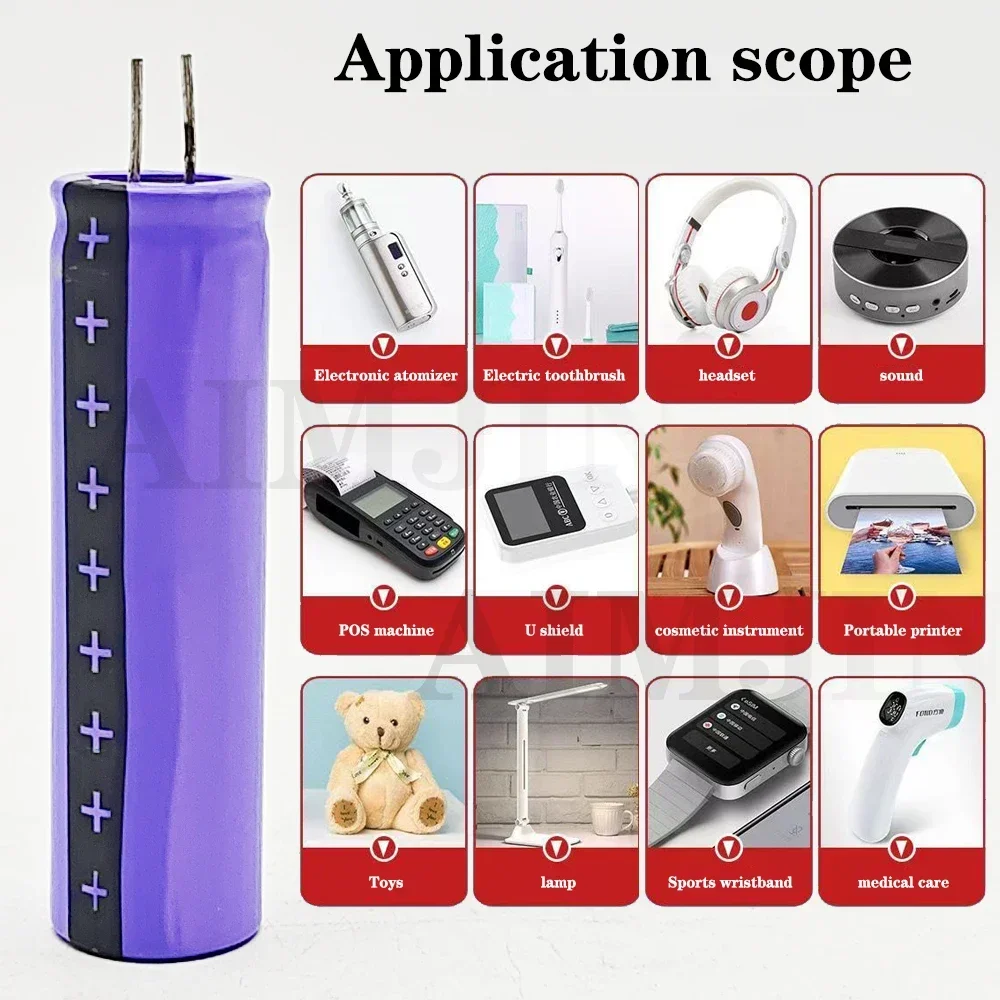 2.4V 2.0ah 18650 Lithium Titanate Battery 2.4V 2000mAh LTO 15C Rechargeable Low Temperature Battery 25000 Cycles Flashlight
2.4V 2.0ah 18650 Lithium Titanate Battery 2.4V 2000mAh LTO 15C Rechargeable Low Temperature Battery 25000 Cycles Flashlight
