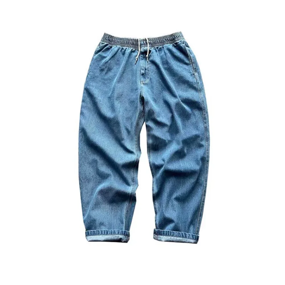 22SS Japanese Loose Casual Retro City Boy Style Drawstring Washed Tapered Denim Pants for Men
22SS Japanese Loose Casual Retro City Boy Style Drawstring Washed Tapered Denim Pants for Men