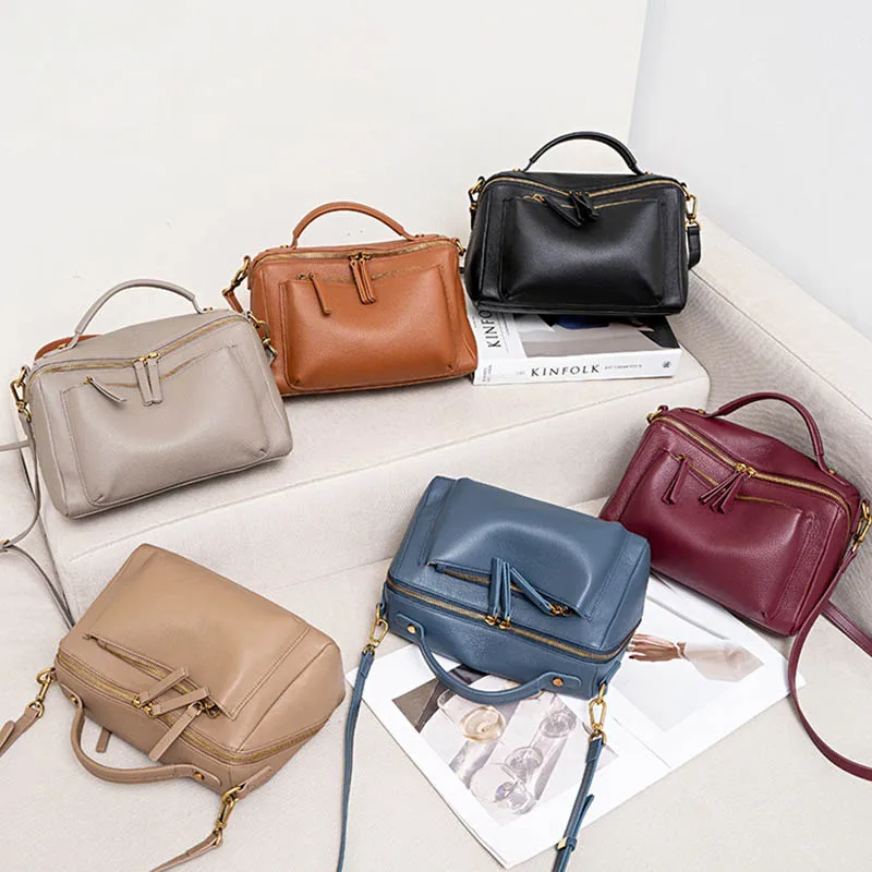 Urban Simplicity Head Layer Cowhide Women Bag New Genuine Leather Fashion Versatile Handbag High Quality Shoulder Bag
Urban Simplicity Head Layer Cowhide Women Bag New Genuine Leather Fashion Versatile Handbag High Quality Shoulder Bag