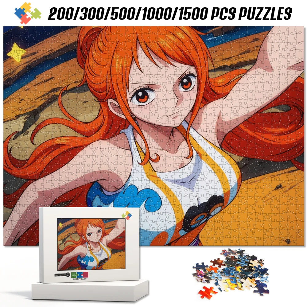 One Piece Nami Jigsaw Puzzles 200/300/500/1000/1500 Pcs Anime Character Art Puzzle Game Stress Relief Home Decor The Best Gifts
One Piece Nami Jigsaw Puzzles 200/300/500/1000/1500 Pcs Anime Character Art Puzzle Game Stress Relief Home Decor The Best Gifts