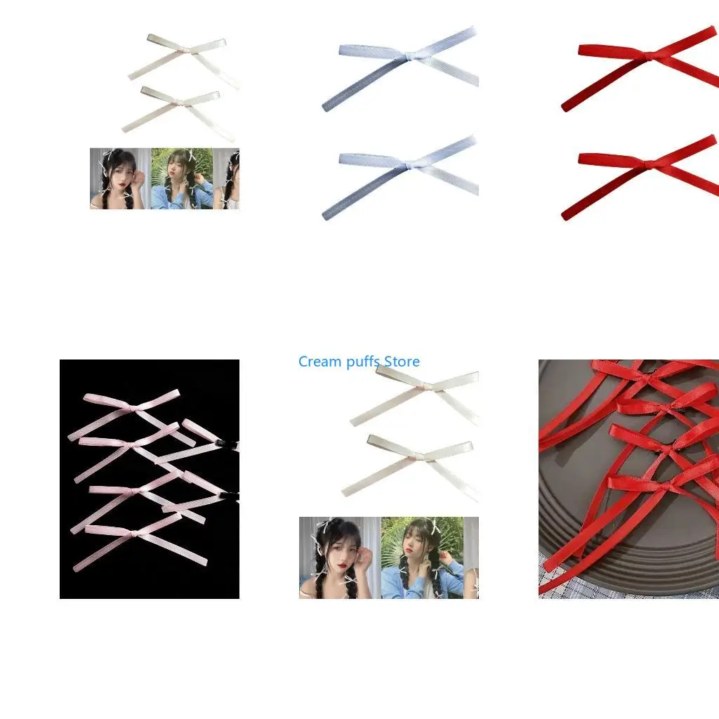 50LE Y2k Bowknot Hair Clip Ponytail Bangs Sweet Girls Hairpins Lovely Hair Clip
50LE Y2k Bowknot Hair Clip Ponytail Bangs Sweet Girls Hairpins Lovely Hair Clip