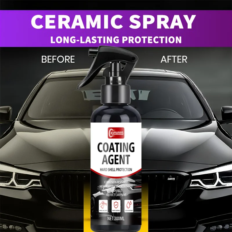Car coating agent, fast coating spray makes your car look shiny, waterproof and stain-resistant, super durable coating spray
Car coating agent, fast coating spray makes your car look shiny, waterproof and stain-resistant, super durable coating spray