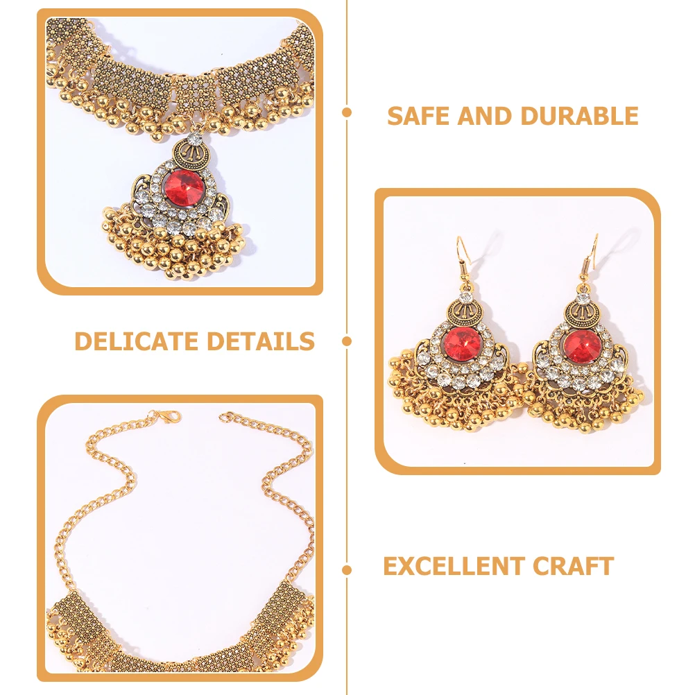 Retro Necklace Set for Women Alloy Pendant Drop Earrings Tassel African Jewelry Gifts Durable Safe Prom Party Wedding Photoshoot
Retro Necklace Set for Women Alloy Pendant Drop Earrings Tassel African Jewelry Gifts Durable Safe Prom Party Wedding Photoshoot