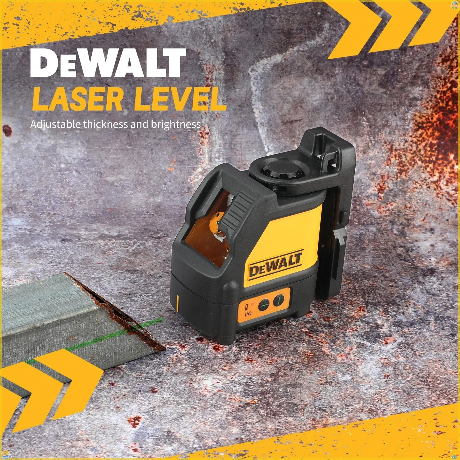 DEWALT DW088CG Laser Level Indoor And Outdoor High-Precision 2-Lines Self Ieveling Green Beam Laser Level Power Tool
DEWALT DW088CG Laser Level Indoor And Outdoor High-Precision 2-Lines Self Ieveling Green Beam Laser Level Power Tool