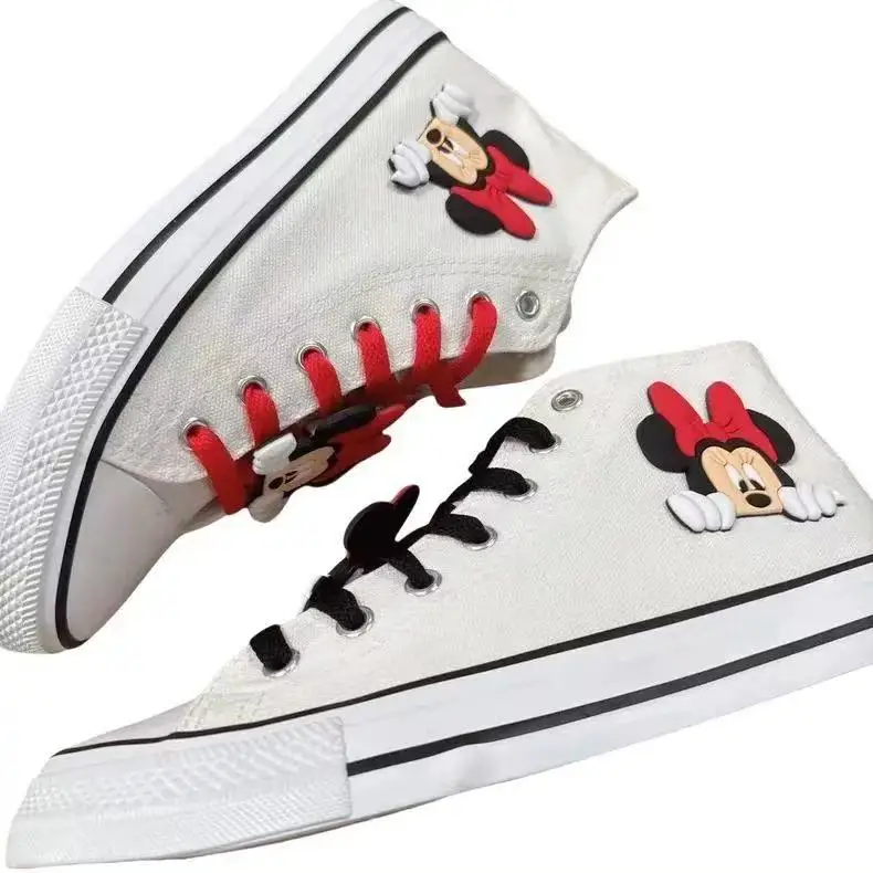 drop shipping 2025 real photo mickey Minnie mouse Cartoon Cute black plus size man Board Shoes High Top women girls Canvas Shoes
drop shipping 2025 real photo mickey Minnie mouse Cartoon Cute black plus size man Board Shoes High Top women girls Canvas Shoes