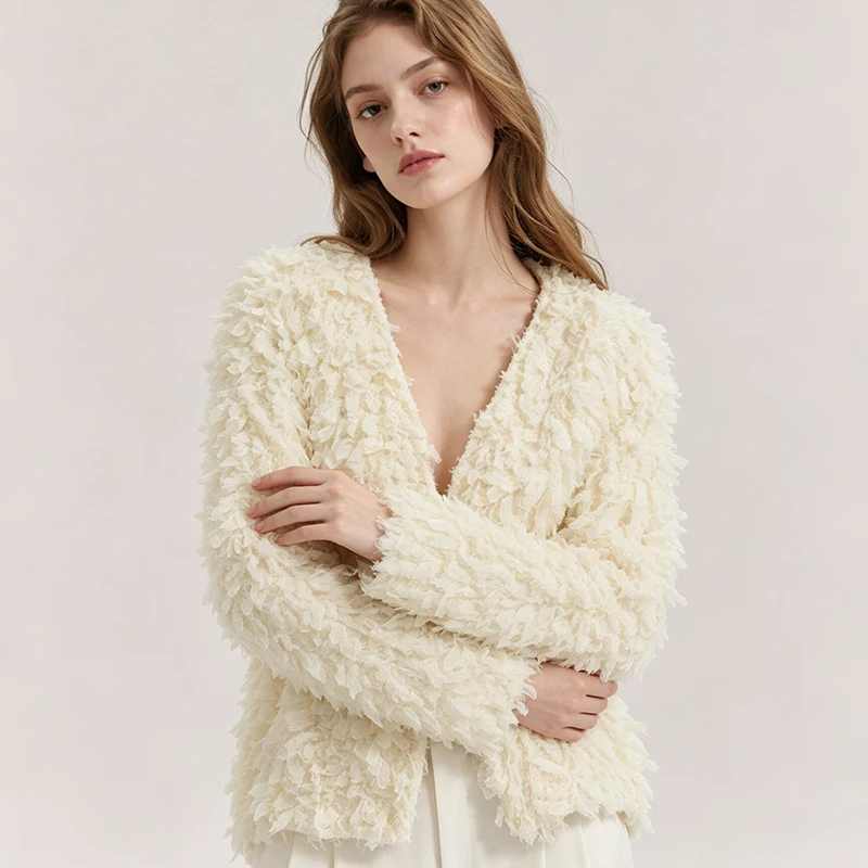 LIMO V Neck Textured Jacket Front Tie Closure Long Sleeve Loose Fit Women Elegant Casual Party Outerwear Cardigan Coat
LIMO V Neck Textured Jacket Front Tie Closure Long Sleeve Loose Fit Women Elegant Casual Party Outerwear Cardigan Coat